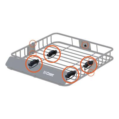 CURT - CURT 19231 Replacement Hardware For Cargo Carrier - Image 2