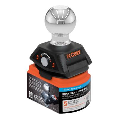 CURT - CURT 40246 RockerBall Adjustable Cushion Hitch Ball Mount - Image 2