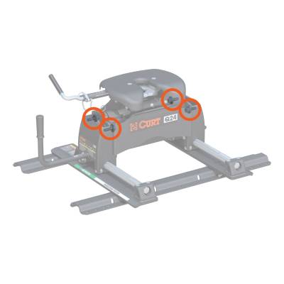 CURT - CURT 19218 Replacement Hardware For Fifth Wheel - Image 2