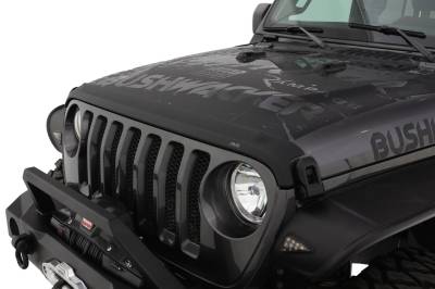 Auto Ventshade - Auto Ventshade 436148 Aeroskin II Hood Protector Textured Black - Image 2