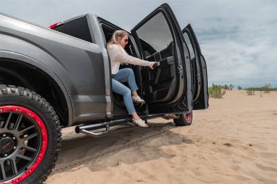 N-Fab - N-Fab F1596CC-6-TX Wheel To Wheel Nerf Step Bar w/Bed Access - Image 5