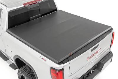 Rough Country 41308650A Soft Tri-Fold Tonneau Bed Cover