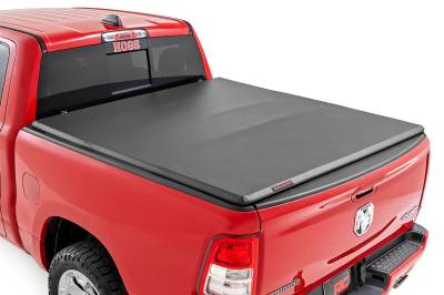 Rough Country 41309650A Soft Tri-Fold Tonneau Bed Cover