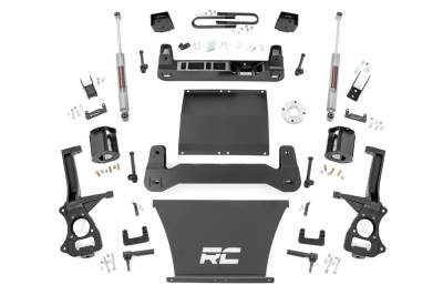 Rough Country 111630 Leveling Lift Kit w/Shocks
