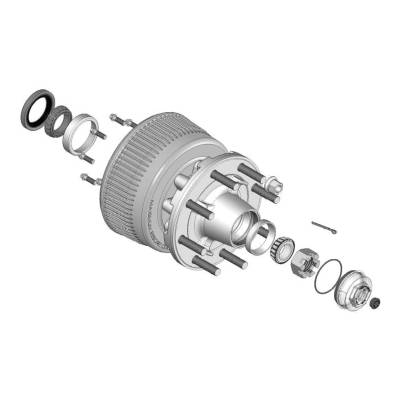 CURT - CURT 85373828 Lippert Trailer Axle Oil And Dust Cap - Image 2