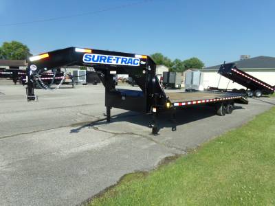 Sure-Trac Trailers - 2026 Sure-Trac 8.5x20+5 Gooseneck Heavy Duty Low Profile Beavertail Deckover 15K - Image 2