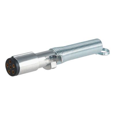 CURT - CURT 58083 6-Way Round Connector Plug w/Spring - Image 2