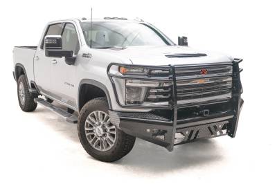 Fab Fours - Fab Fours CH20-S4960-1 Black Steel Front Ranch Bumper - Image 3