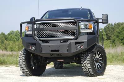 Fab Fours - Fab Fours GM14-A3150-B Premium Heavy Duty Winch Front Bumper - Image 3