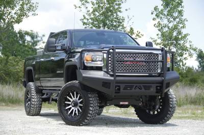 Fab Fours - Fab Fours GM14-Q3160-1 Elite Front Ranch Bumper - Image 5