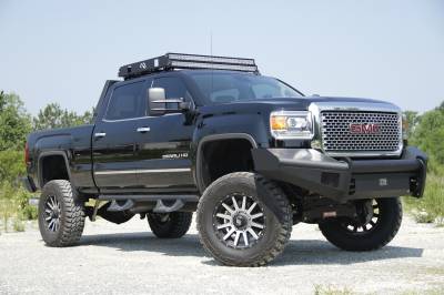 Fab Fours - Fab Fours GM14-Q3161-1 Elite Front Ranch Bumper - Image 2