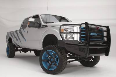 Fab Fours - Fab Fours FS11-S2560-1 Black Steel Front Ranch Bumper - Image 2