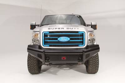 Fab Fours - Fab Fours FS11-S2561-1 Black Steel Front Ranch Bumper - Image 3