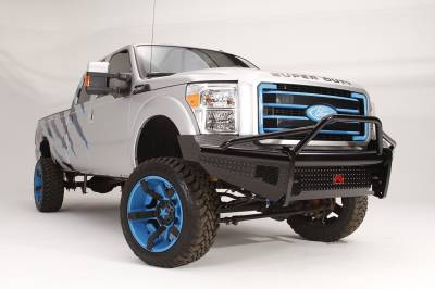 Fab Fours - Fab Fours FS11-S2562-1 Black Steel Front Ranch Bumper - Image 2