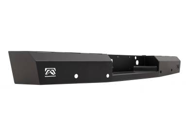Fab Fours - Fab Fours FF09-RT1750-1 Red Steel Rear Bumper - Image 2