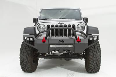 Fab Fours - Fab Fours JK07-D1852-B Vengeance Front Bumper - Image 2