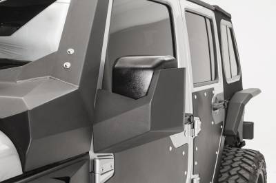 Fab Fours - Fab Fours JK3001-1 Door Skin Mirror Guard - Image 3