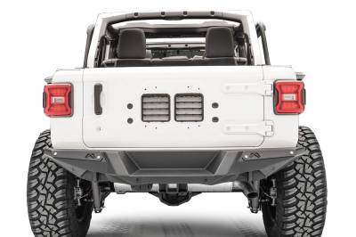 Fab Fours - Fab Fours JL18-Y1851-B Heavy Duty Rear Bumper - Image 3