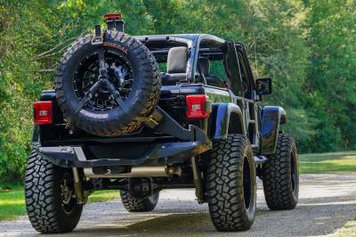 Fab Fours - Fab Fours JL2070-B Spare Tire Carrier - Image 4