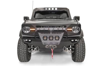 Fab Fours - Fab Fours GR5200-B Grumper Front Bumper - Image 3