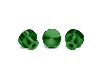 WeatherTech 8ACFBK3GN Colored Billet Knobs