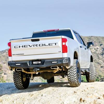 Westin - Westin 58-421215 Pro-Series Rear Bumper - Image 7