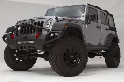 Fab Fours - Fab Fours JK07-D1852-B Vengeance Front Bumper - Image 3