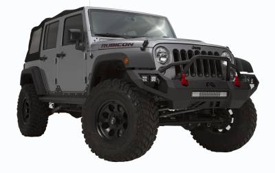 Fab Fours - Fab Fours JK07-D1852-B Vengeance Front Bumper - Image 4
