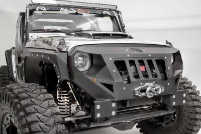 Fab Fours - Fab Fours GR1000-B Grumper Grill/Front Bumper - Image 4