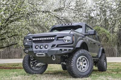 Fab Fours - Fab Fours GR5200-B Grumper Front Bumper - Image 7