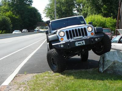 Fab Fours - Fab Fours JK07-B1851-B Lifestyle Winch Front Bumper - Image 2