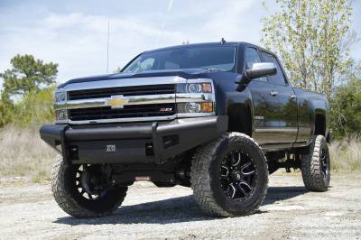 Fab Fours - Fab Fours CH14-Q3061-1 Elite Front Ranch Bumper - Image 4