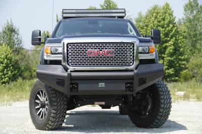 Fab Fours - Fab Fours GM14-Q3161-1 Elite Front Ranch Bumper - Image 3