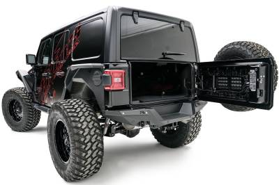 Fab Fours - Fab Fours JL18-Y1851-B Heavy Duty Rear Bumper - Image 2