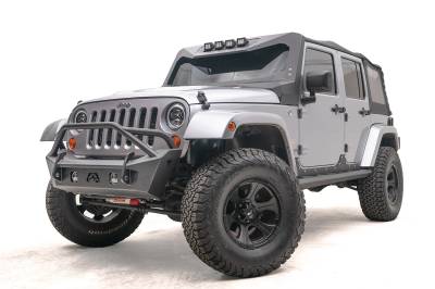Fab Fours - Fab Fours JK07-B1952-B Stubby Bumper - Image 2
