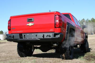 Fab Fours - Fab Fours CS14-W3150-B Heavy Duty Rear Bumper - Image 2