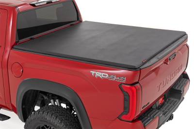 Rough Country 41419560A Soft Tri-Fold Tonneau Bed Cover