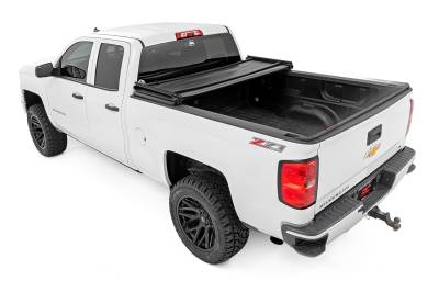 Rough Country - Rough Country 41214650A Soft Tri-Fold Tonneau Bed Cover - Image 4