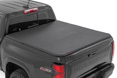 Rough Country 41215700A Soft Tri-Fold Tonneau Bed Cover