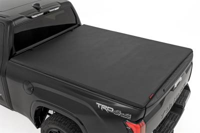 Rough Country 41419660A Soft Tri-Fold Tonneau Bed Cover