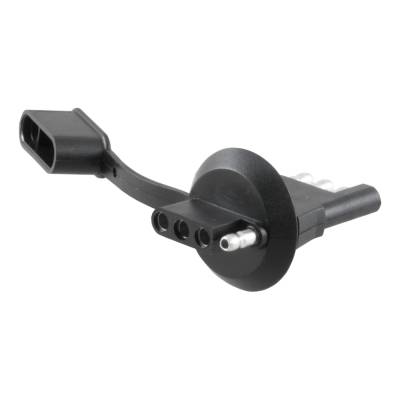 CURT - CURT 57404 4-Way Flat License Plate Light Plug Adapter - Image 2