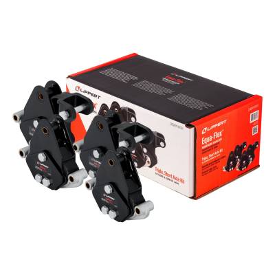 CURT 2024115101 Equa-Flex Rubberized Equalizer Short Triple Axle Kit