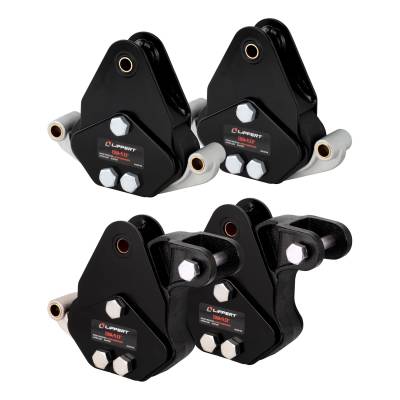 CURT - CURT 2024115101 Equa-Flex Rubberized Equalizer Short Triple Axle Kit - Image 2