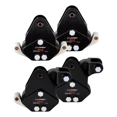 CURT - CURT 2024115101 Equa-Flex Rubberized Equalizer Short Triple Axle Kit - Image 4