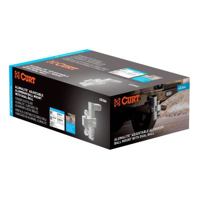 CURT - CURT 45366 AlumaLite Adjustable Aluminum Trailer Hitch - Image 2