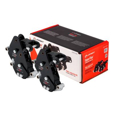 CURT 2024115382 Equa-Flex Rubberized Equalizer Short Triple Axle Kit