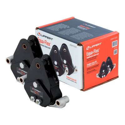 CURT 2024115051 Equa-Flex Rubberized Equalizer Short Triple Axle Kit