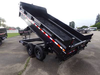 Sure-Trac Trailers - 2026 Sure-Trac 7x14 HD Low Profile Dump Trailer 14K Telescopic - Image 2