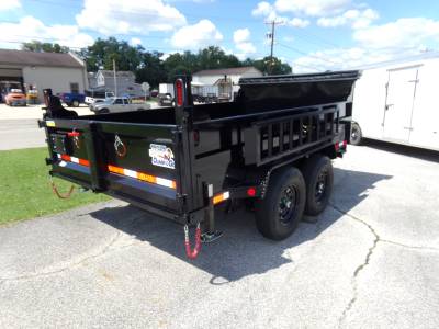 Quality Steel & Aluminum  - 2027 Quality Steel & Aluminum 7x12 Low Profile Dump Trailer 12K Telescopic Ram - Image 2
