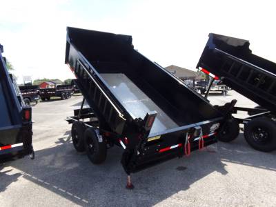 Quality Steel & Aluminum  - 2027 Quality Steel & Aluminum 6x12 Low Profile Dump Trailer 10K Telescopic - Image 2